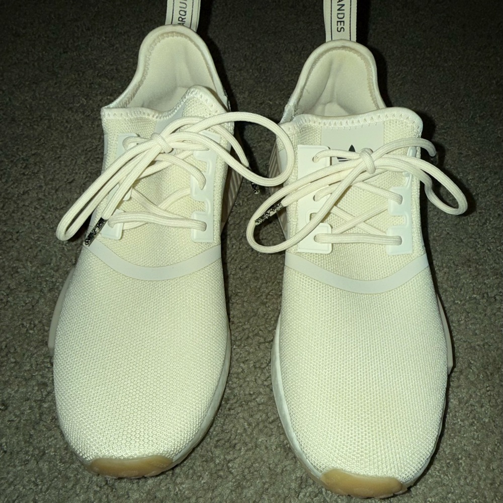 Adidas Originals NMD R1 Cream White Beige Tan Shoes ID9777 Size 8.5 NWOT